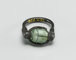 Scarab Finger Ring Inscribed 
